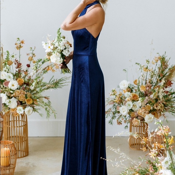Revelry Tori Velvet Dress - Picture 1 of 13